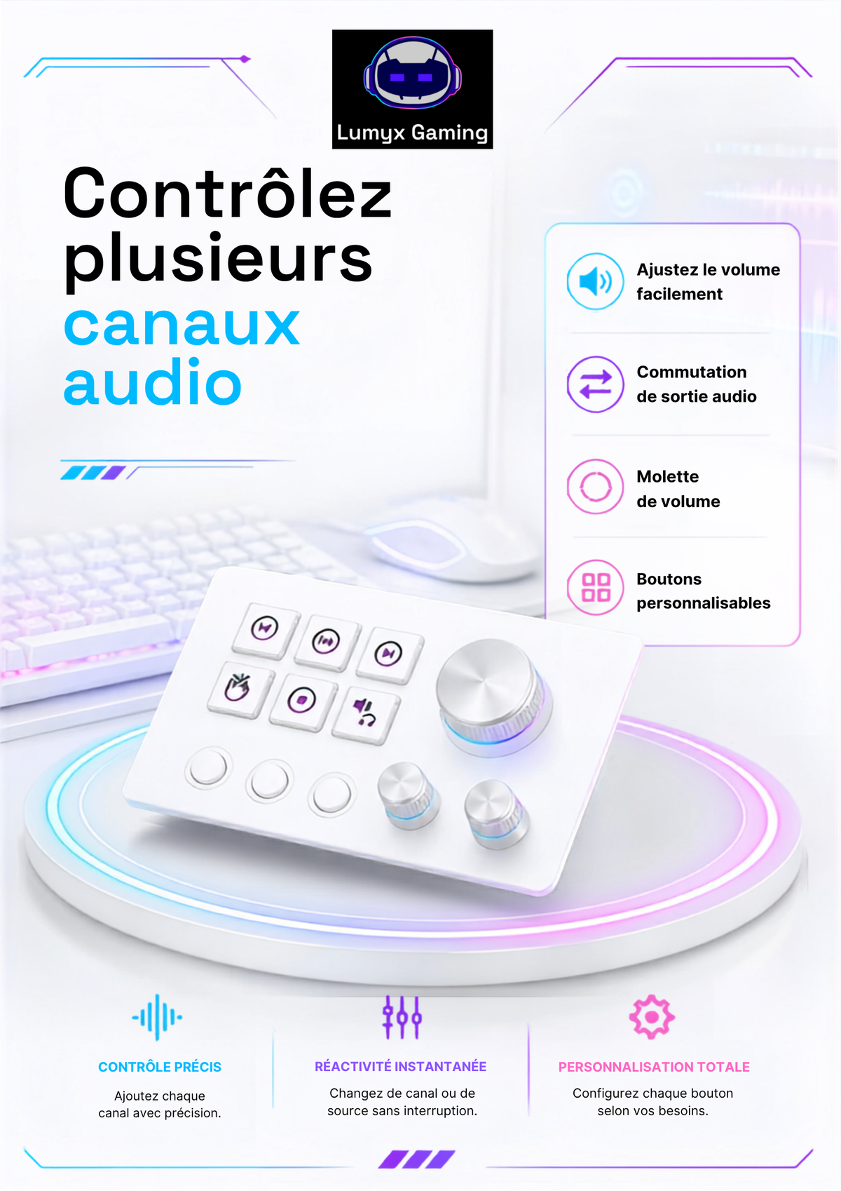 Command Center™ | Contrôleur de Raccourcis Programmable