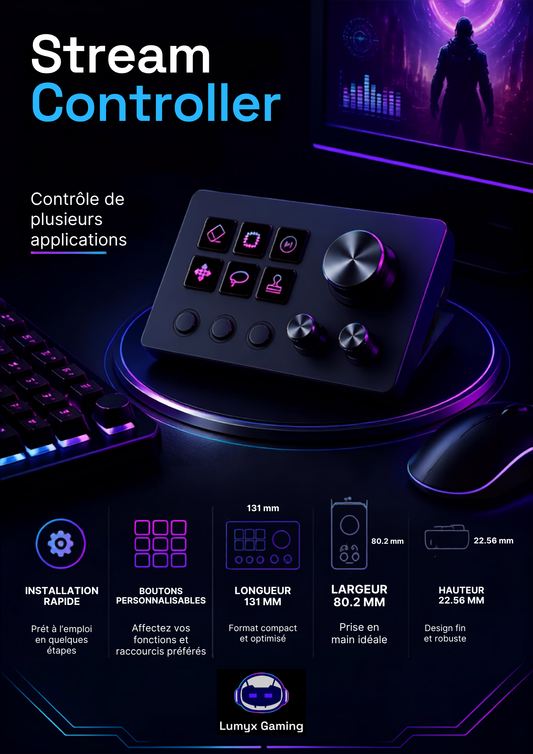 Command Center™ | Contrôleur de Raccourcis Programmable