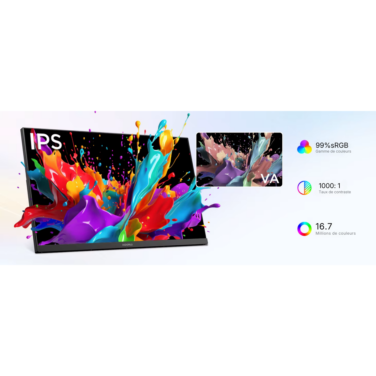 Clarity™ | Écran PC Bureautique 24" Full HD IPS
