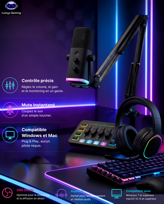 Creator Studio™ | Kit Streaming Professionnel USB/XLR