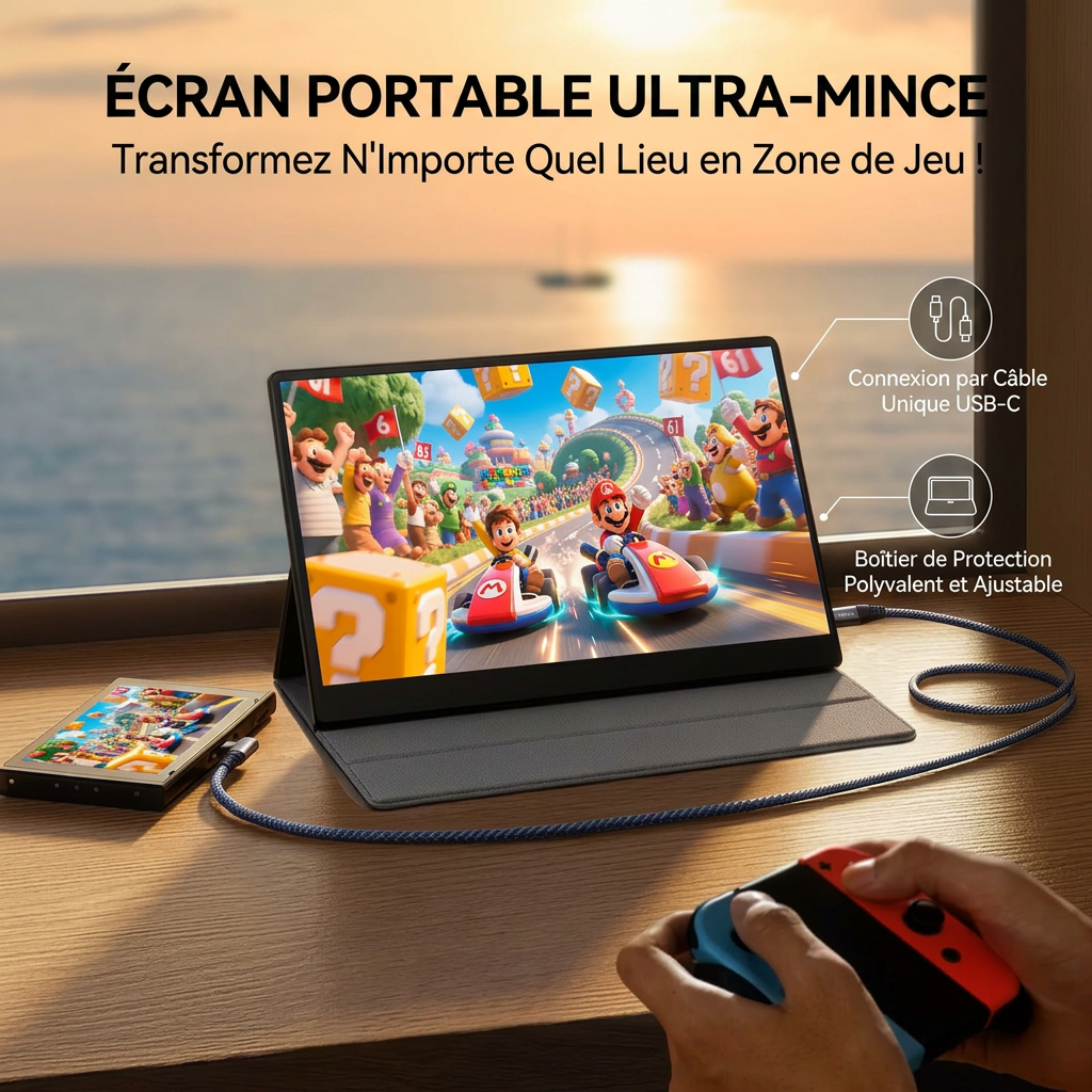 Vision 18™ | Moniteur Gaming Portable 18,5" Full HD 120 Hz